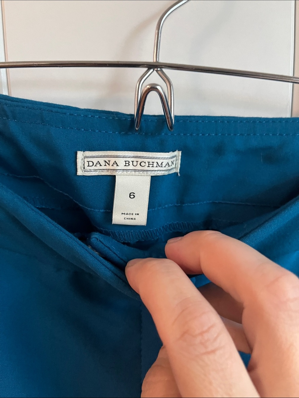 Dana Buchman Deep Teal Pants - Picture 2 of 9
